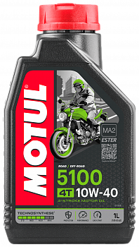 MOTUL 5100 4T 10W40 (1л) VN Technosynthese моторное масло (мото)