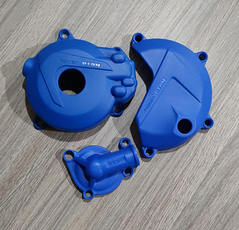 Защитные крышки двигателя синие NC250 -ОТОМ