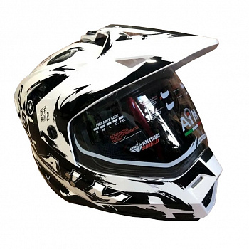 Шлем детский AiM JK802Y White-Black