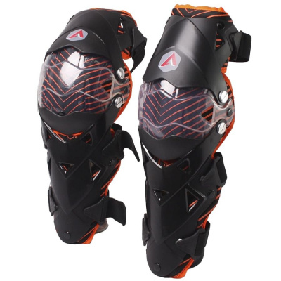 Защита колена шарнирная ATAKI SC-111 (черный-оранжевый)