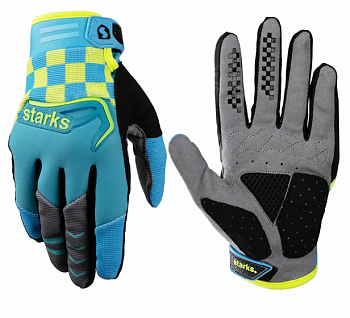 перчатки синий