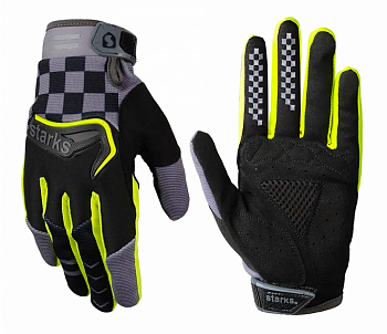 перчатки черн-сер