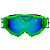 Очки для мотокросса 100% (Replica) Зеленый голубая/зеркальная линза 