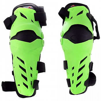 Защита колена шарнирная ATAKI SC-P212 (Hi-Viz зеленый-черный)