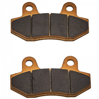 Колодки дискового тормоза питбайк двухпоршневой суппорт RACING SM-PARTS