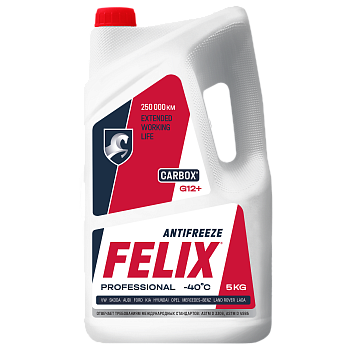 FELIX CARBOX G12+ Антифриз красный готовый (1L)