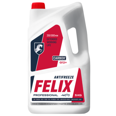 FELIX CARBOX G12+ Антифриз красный готовый (3L)