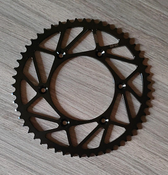 Звезда ведомая черная 52Т Х7