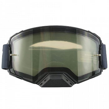 1560506-952-5484 Очки для мотокросса ATAKI PRIME двойная магнитная прозрачная линза (черный)