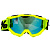 Очки для мотокросса 100% (Replica) Hi-Viz желтый голубая/зеркальная линза 
