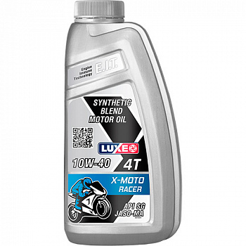 4Т мин. 1л. LUXE X-MOTO RACER 10w-40 (SG-MA) Масло моторное