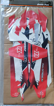 Наклейки красные K7 CBS300