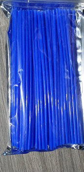 Трубки декоративные на спицы синие