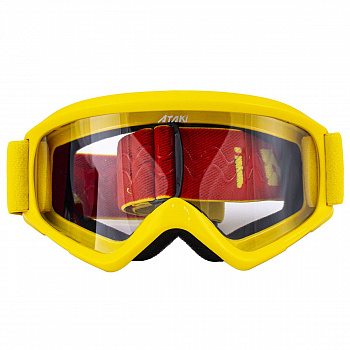 Очки для мотокросса ATAKI HB-319 (желтый глянцевый)