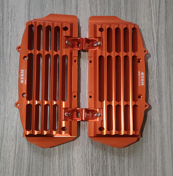 Защита радиатора оранжевая KTM - HUSQVARNA