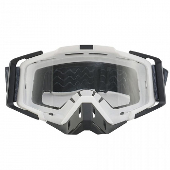 1560506-952-2561 Очки для мотокросса ATAKI SELECT прозрачная линза (белый)