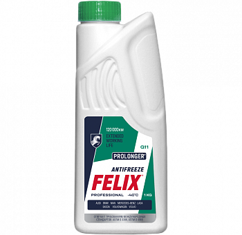 FELIX PROLONGER G11 Антифриз зеленый готовый (1L)