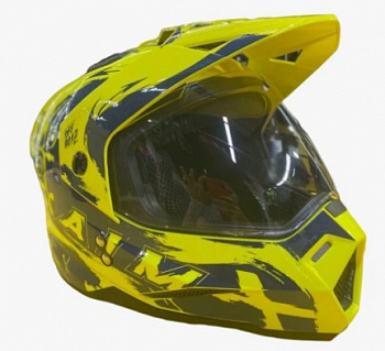 Шлем детский AiM JK802Y Yellow-Blue