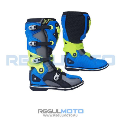 Мотоботы RYO Racing MX7 Enduro (Синий- желтый, 40, 304251-2)
