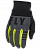Перчатки FLY RACING F-16 (2022) (серый/черный/Hi-Vis желтый, 1) 