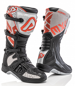 Мотоботы кроссовые Acerbis X-TEAM Black-Grey