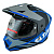 Шлем мотард ATAKI JK802 Splash (синий/серый матовый, XL)