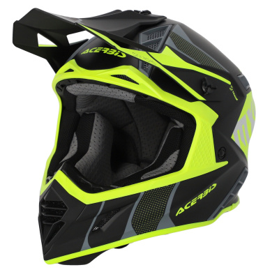 Шлем Acerbis LINEAR  22-06 Black-Fluo-Yellow , XL