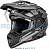 Шлем Kioshi TR мотард (JT1) (Черный/ серый, S, 100100-31)