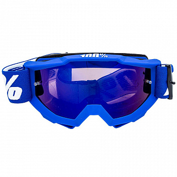 1560561-952-8411 Очки для мотокросса 100% (Replica) синий зеркальная линза