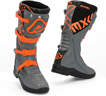 Мотоботы кроссовые Acerbis X-TEAM Grey-Orange